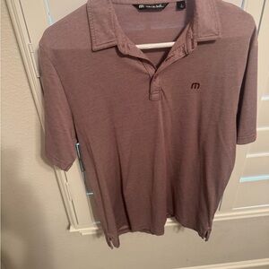 Travis Mathew Purple Polo Shirt